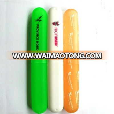 Candy color Portable dustproof Plastic Toothbrush case Can be customized logo Travel Toothbrush box