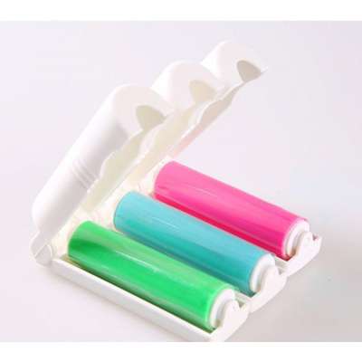 Washable folded strong sticky rolling sticky hair removal brush, clothing pet Rolling dust Sticky brush