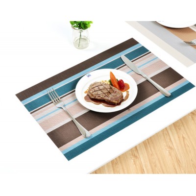 Anti-hot waterproof anti-hot dining table mat, Western European mat non-slip dish mat pvc Muslim Placemat