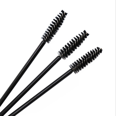 Disposable nylon eyelash brush Color mini makeup brush eyelash brush roll graft eyelash beauty tool