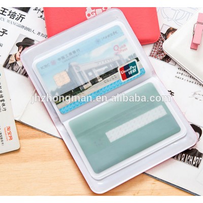 customized logo cute bowknot business card credit card passport ID bank cards plastic card cover