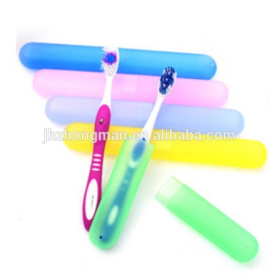 Candy color Portable dustproof Plastic Toothbrush Box Can be customized logo Travel Toothbrush Case