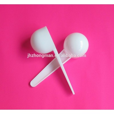 wholesale custom logo10g plastic measuring spoon, 10g plastic white milk powder baby spoon